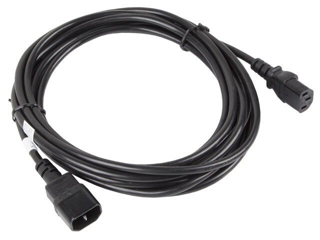 IEC 320 C13->C14 KABEL 5M VDE SVART LANBERG
