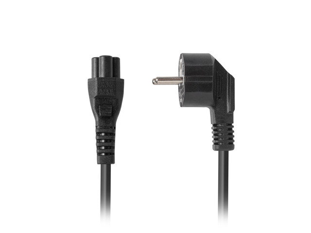 CEE 7/7 (MICKEY)->IEC 320 C5 NÄTSLADD 3M VDE SVART LANBERG