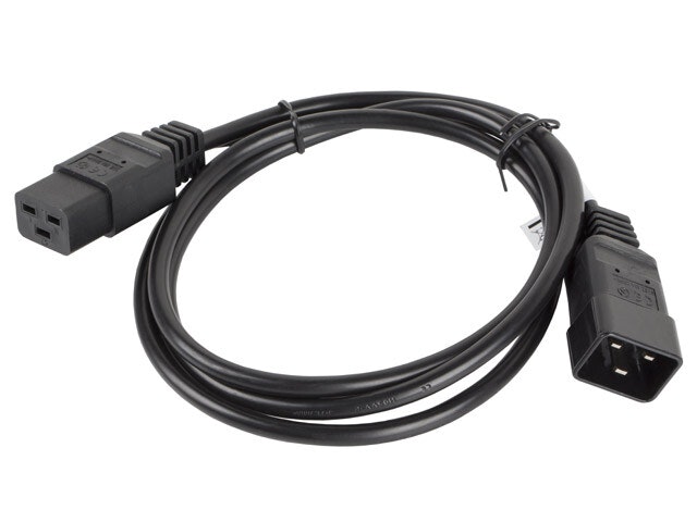 IEC 320 C19->C20 KABEL 1,8M VDE SVART LANBERG