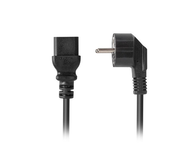 CEE 7/7->IEC 320 C19 NÄTSLADD 1,8M 16A VDE SVART LANBERG