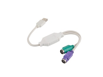 USB-A(M) 2.0->2X PS/2 ADAPTER VIT LANBERG