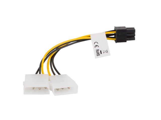 HDD 2X MOLEX(M/F) 3 PIN->BTX 6 PIN PSU KABEL 15CM LANBERG