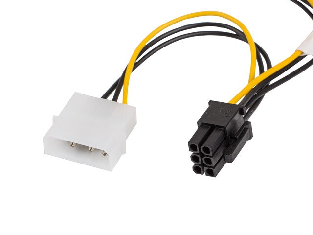 HDD 2X MOLEX(M/F) 3 PIN->BTX 6 PIN PSU KABEL 15CM LANBERG