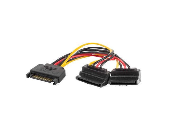 SATA(M)->2X SATA(F) KABEL 15CM VINKLAD LANBERG