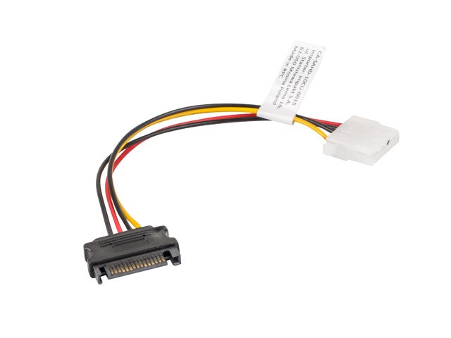 MOLEX(F)->SATA(M) KABEL 15CM LANBERG
