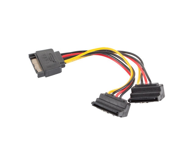 SATA(M)->2X SATA(F) KABEL 15CM VINKLAD LANBERG