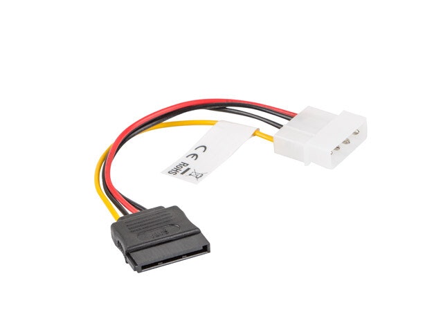 MOLEX(M)->SATA(F) KABEL 15CM LANBERG