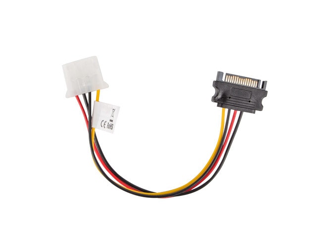 MOLEX(F)->SATA(M) KABEL 15CM LANBERG