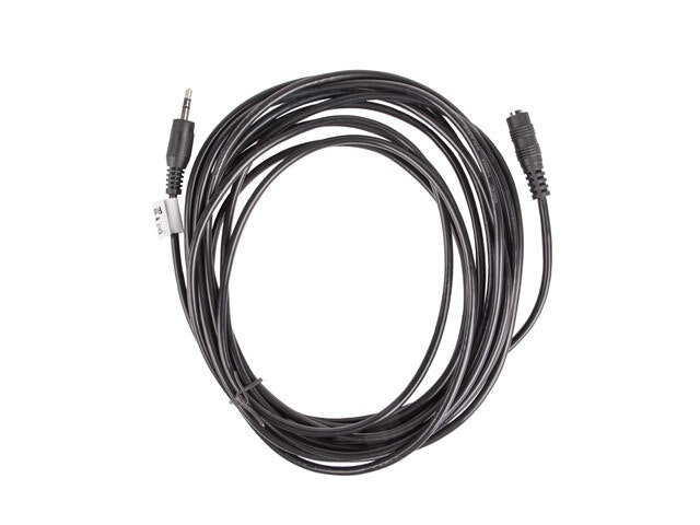 MINIJACK 3,5MM M/F 3 STIFT KABEL 5M SVART LANBERG