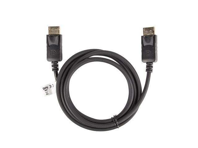 DISPLAYPORT M/M KABEL 19 PIN V1.2 1.8M 4K SVART LANBERG