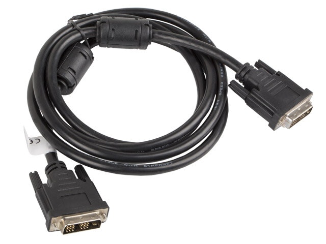 DVI-D(M)(18+1)->DVI-D(M)(18+1) KABEL 1,8M SVART ENKEL LÄNK LANBERG