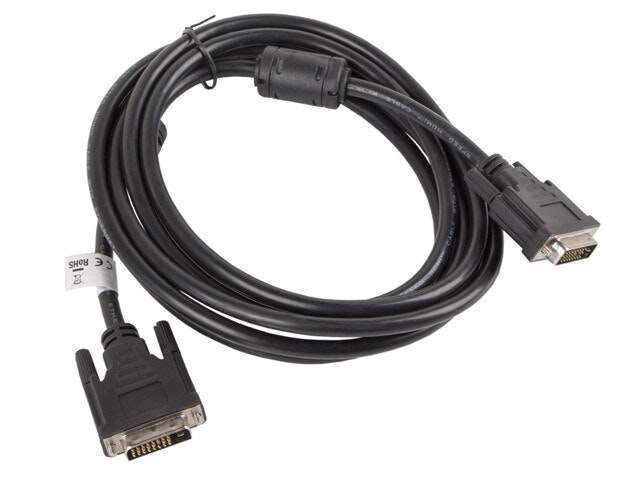DVI-D(M)(24+1)->DVI-D(M)(24+1) KABEL 3M SVART DUAL LINK LANBERG