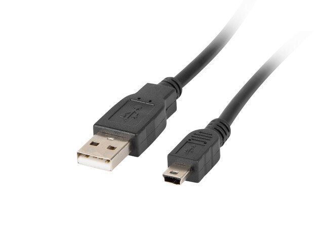 USB MINI(M)->USB-A(M) 2.0 KABEL 1,8M SVART (CANON) LANBERG