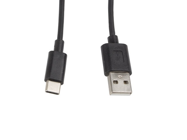USB-C(M)->USB-A(M) 2.0 KABEL 1M SVART LANBERG