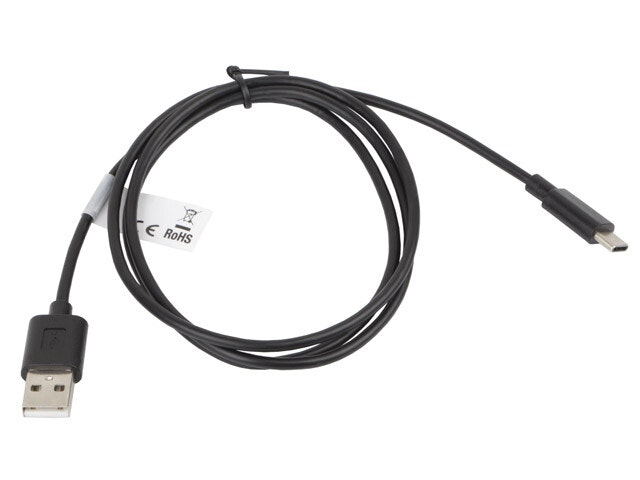 USB-C(M)->USB-A(M) 2.0 KABEL 1M SVART LANBERG