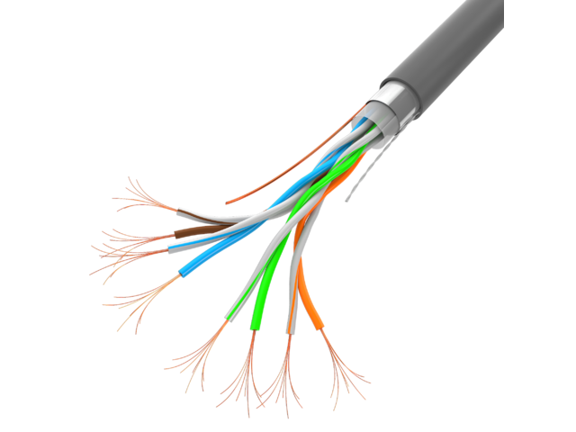 LAN-KABEL FTP 305M TRÅDAD CCA GRÅ LANBERG