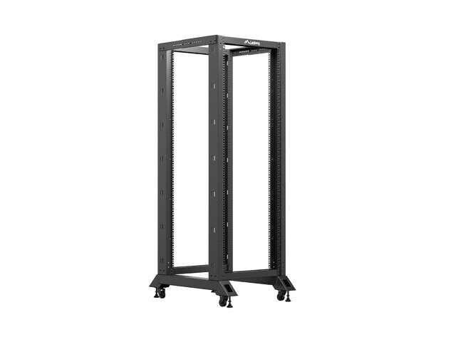 ÖPPET RACK 32U 600X800 SVART LANBERG V2