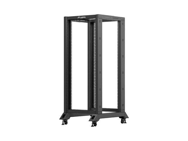 ÖPPET RACK 27U 600X800 SVART LANBERG V2