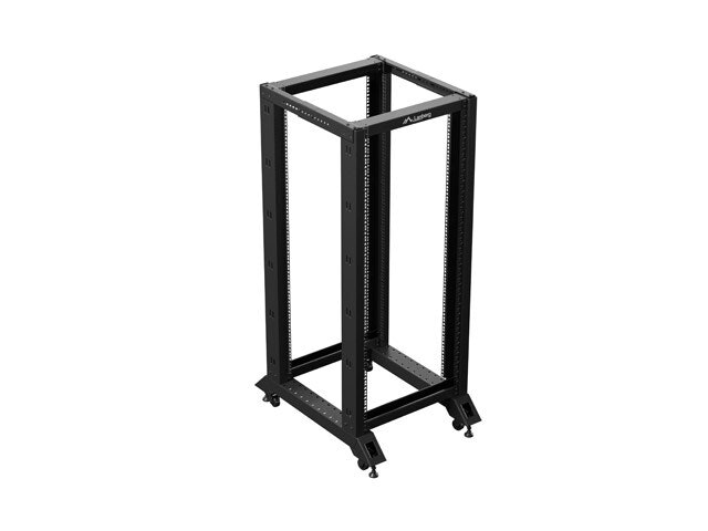 ÖPPET RACK 27U 600X800 SVART LANBERG V2