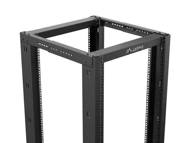 ÖPPET RACK 42U 600X800 SVART LANBERG V2