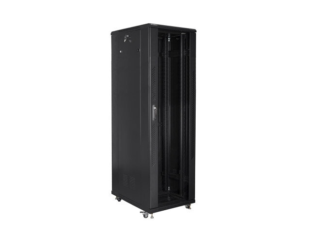 RACKSKÅP 19" FRISTÅENDE 42U/800X800 (FLAT PACK) SVART LANBERG