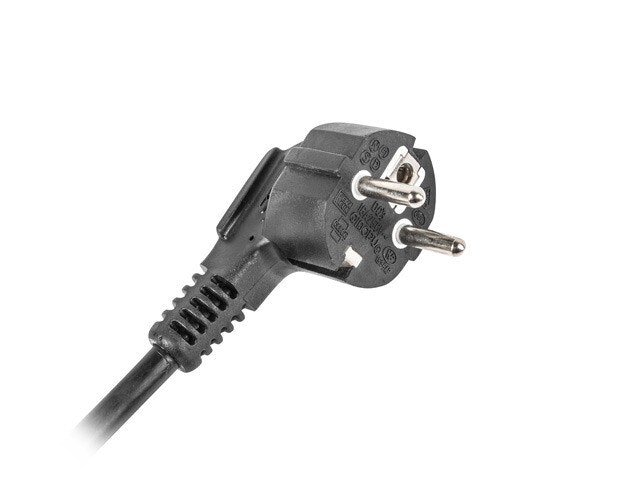 STRÖMFÖRDELNINGSENHET (PDU) 19" LANBERG 1U 16A 2M 4X FRANSKA UTTAG 4X IEC C13 UTTAG SVART