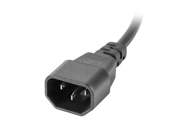 STRÖMFÖRDELNINGSENHET (PDU) 19" LANBERG 1U 10A 2M 10X IEC C13 UTTAG SVART C14