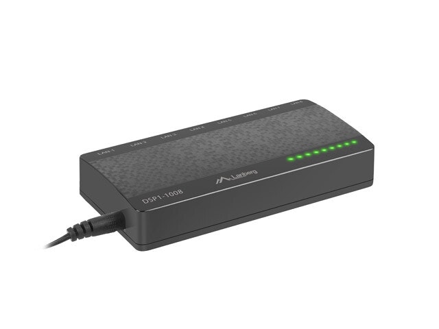 SWITCH LANBERG DSP1-1008 8X 1GB/S UNMANAGED GIGABIT ETHERNET DESKTOP 5V