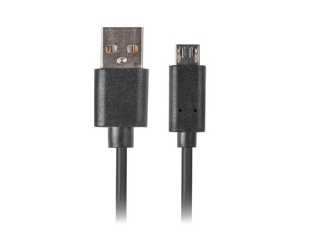 USB MICRO(M)->USB-A(M) 2.0 KABEL 1.8M SVART QC 3.0 LANBERG
