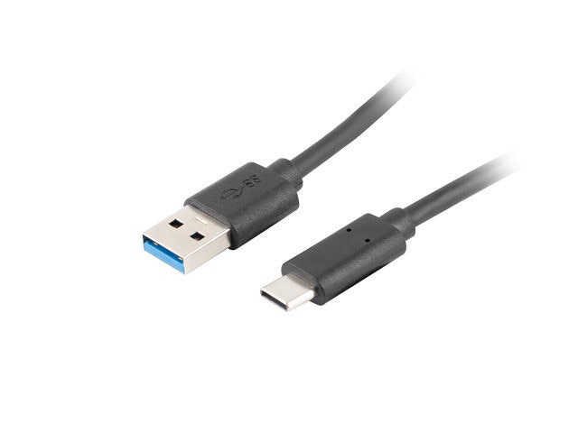 USB-C(M)->USB-A(M) 3.1 KABEL 1M SVART LANBERG