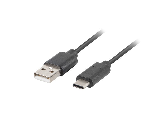 USB-C(M)->USB-A(M) 2.0 KABEL 0.5M SVART LANBERG