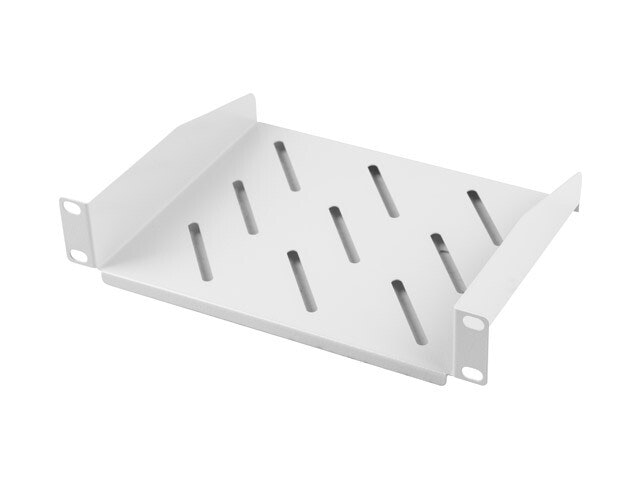 10" FAST HYLLPLAN 1U/254X180MM MAX LASTKAPACITET UPP TILL 20KG GRÅ LANBERG