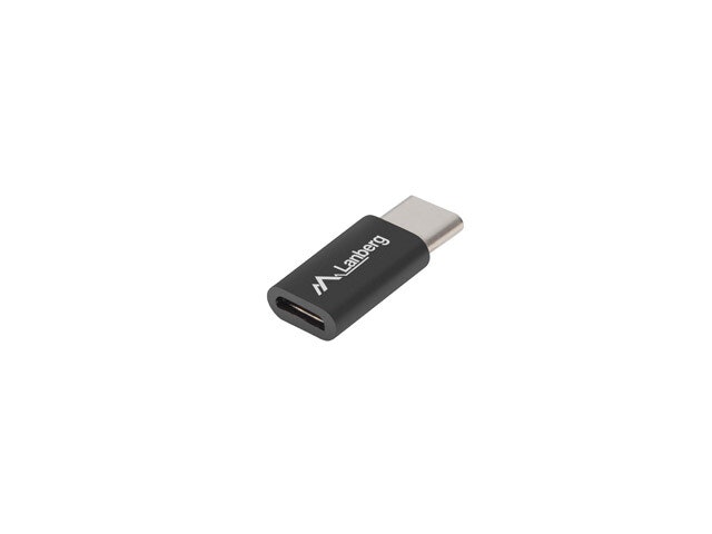 USB-C(M) 2.0->USB MICRO(F) ADAPTER SVART LANBERG