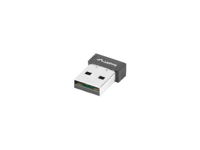 USB-ADAPTER TRÅDLÖST NÄTVERKSKORT LANBERG NC-0150-WI N150 1X INTERN ANTENN