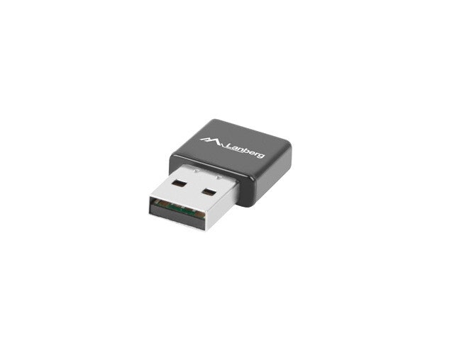 USB-ADAPTER TRÅDLÖST NÄTVERKSKORT LANBERG NC-0300-WI N300 2X INTERN ANTENN