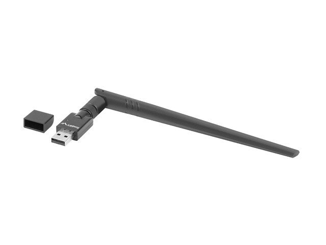 USB-ADAPTER TRÅDLÖST NÄTVERKSKORT LANBERG NC-0300-WIE N300 1X INTERN + 1X EXTERN ANTENN