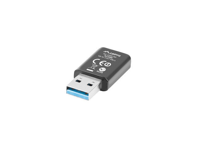 USB-ADAPTER TRÅDLÖST NÄTVERKSKORT LANBERG NC-1200-WI AC1200 DUAL BAND