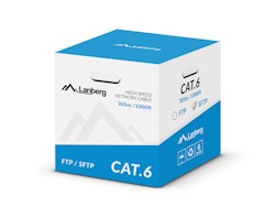 LAN-KABEL CAT.6 SFTP 305M SOLID CU GRÅ CPR + FLUKE GODKÄND LANBERG