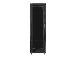 RACKSKÅP 19" FRISTÅENDE 42U/600X1000 (FLAT PACK) SVART LANBERG