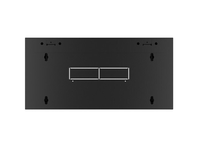 RACKSKÅP 19" VÄGGMONTERAT 4U 600 SNABBMONTERING (FLAT PACK) SVART LANBERG
