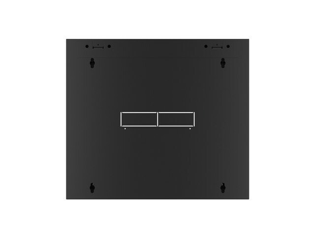 RACKSKÅP 19" VÄGGMONTERAT 9U 450 SNABBMONTERING (FLAT PACK) SVART LANBERG