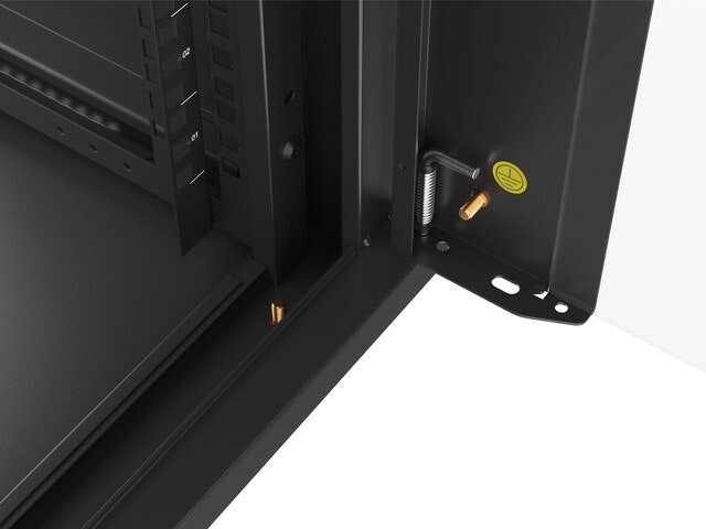 RACKSKÅP 19" VÄGGMONTERAT 6U 600 SNABBMONTERING (FLAT PACK) SVART LANBERG