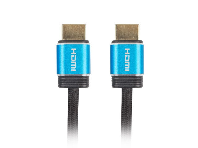 HDMI M/M V2.0 KABEL 1M CU SVART BOX PREMIUM CERTIFIKAT LANBERG