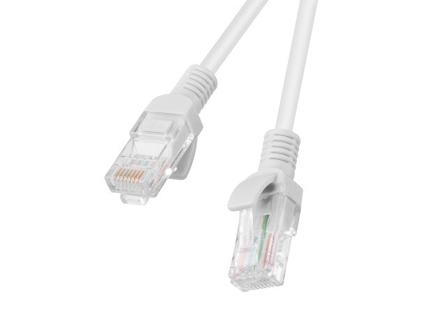 PATCHKABEL CAT.6 UTP 1M GRÅ FLUKE PASSED LANBERG 10-PACK