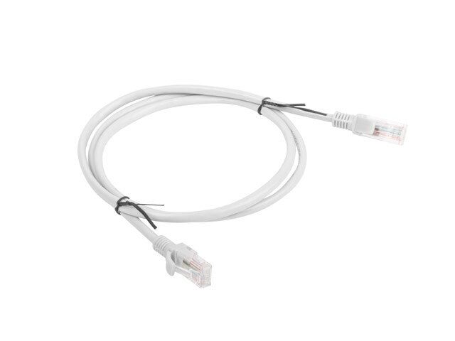 PATCHKABEL CAT.6 UTP 1M GRÅ FLUKE PASSED LANBERG 10-PACK