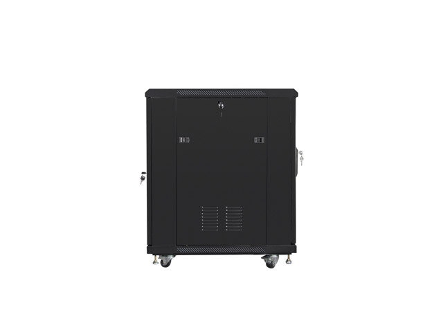 RACKSKÅP 19" FRISTÅENDE 15U/600X800 (FLAT PACK) SVART LANBERG (FLAT PACK)