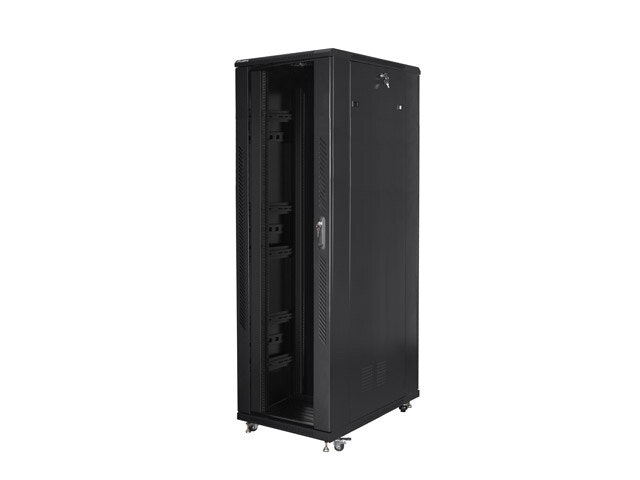 RACKSKÅP 19" FRISTÅENDE 42U/800X1200 (FLAT PACK) SVART LANBERG (FLAT PACK)