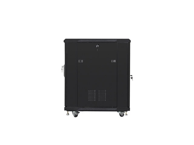 RACKSKÅP 19" FRISTÅENDE 15U/600X800 (FLAT PACK) SVART LANBERG (FLAT PACK)