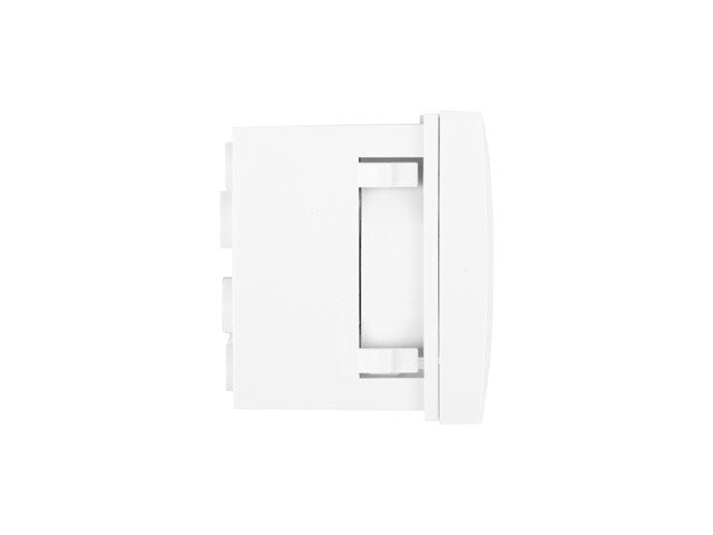AC VÄGGUTTAG 230V 45X45 SINGEL SCHUKO + ADAPTER VIT LANBERG
