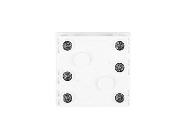 AC VÄGGUTTAG 230V 45X45 SINGEL SCHUKO + ADAPTER VIT LANBERG